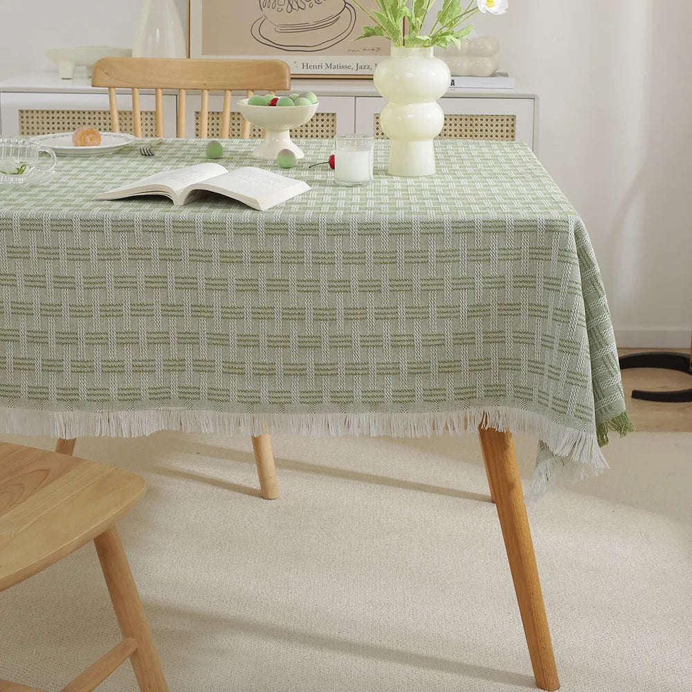 Luxury Tablecloth - Elegant French Cotton Linen for Home Decor
