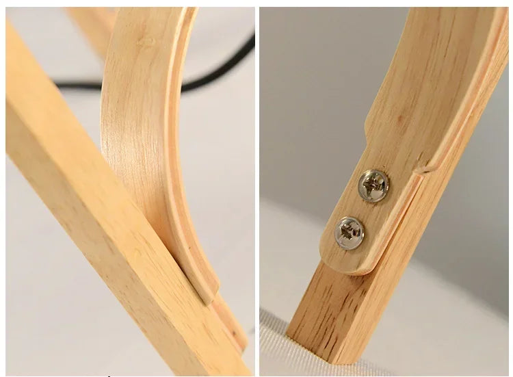 Modern Bamboo Floor Lamp – Chic LED Lighting for Home