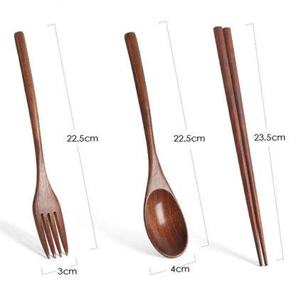 Ensemble de baguettes en bambou faites à la main - Essentiels de salle à manger élégants