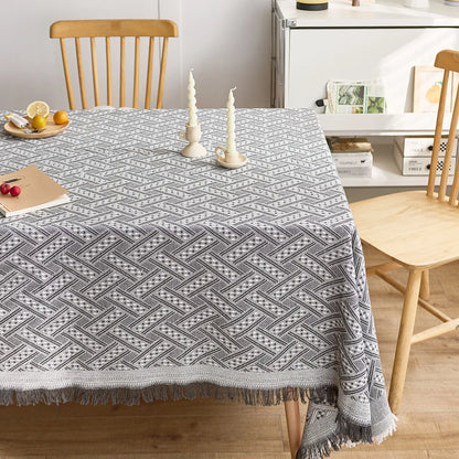 Luxury Tablecloth - Elegant French Cotton Linen for Home Decor