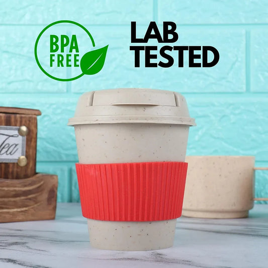 Tazze da caffè in bambù riutilizzabili